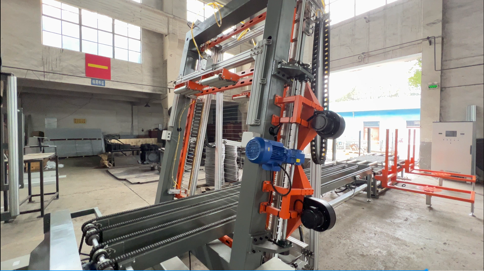 Fangyuan customizable horizontal type fully automatic polystyrene hotwire EPS foam cutting machine continuous cutting line 