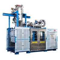 M&aacute;quina de fabrica&ccedil;&atilde;o de placa termocol de pl&aacute;stico de espuma Eps para troca r&aacute;pida de molde totalmente autom&aacute;tica para linha de embalagem de isopor 
