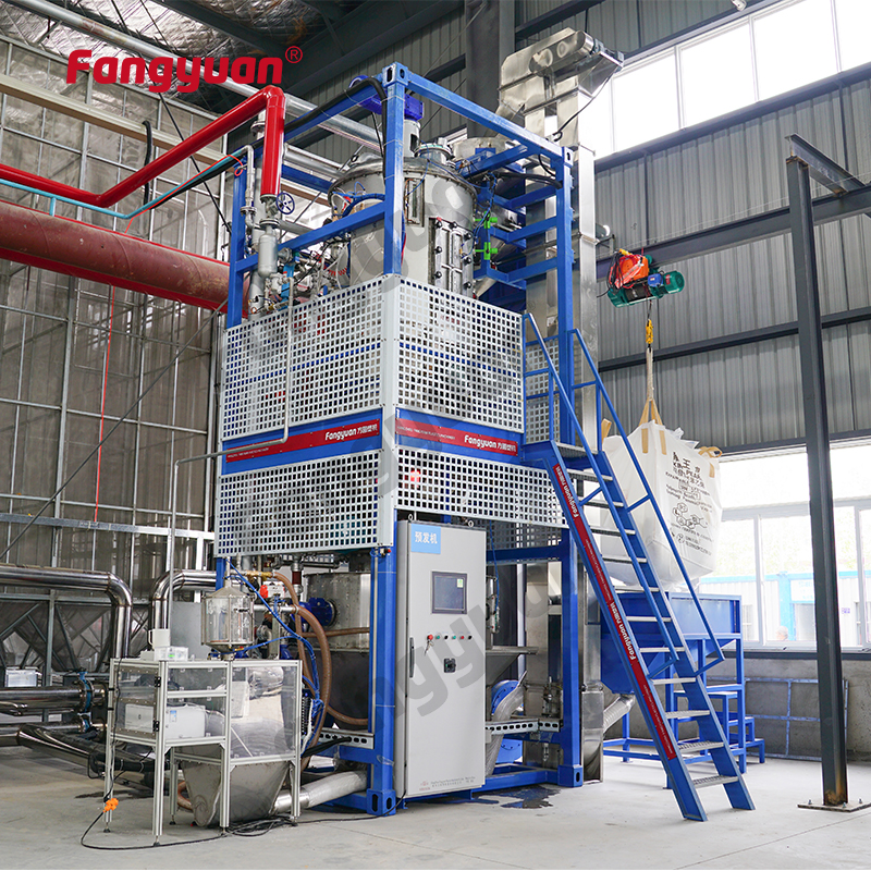 EPS expandable polystyrene pre expander foaming machine with vacuum