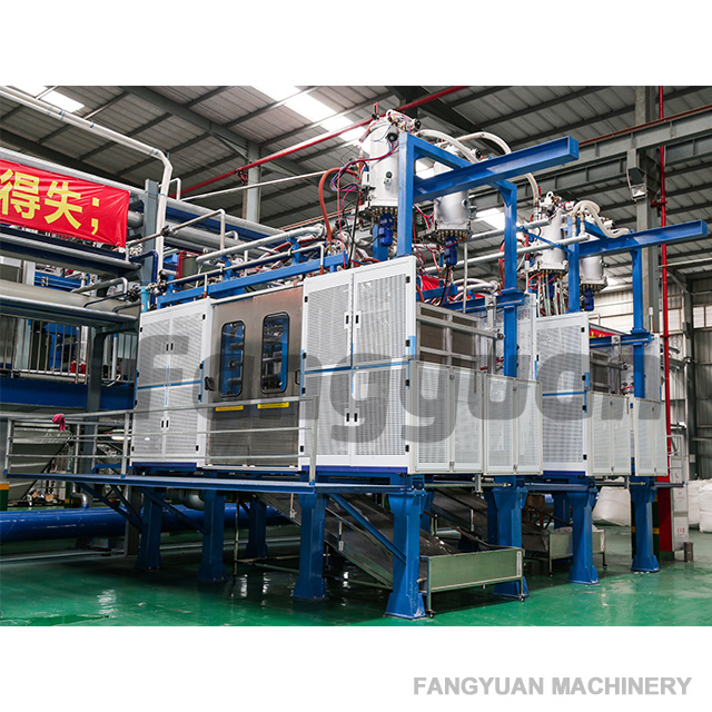 Hangzhou Fangyuan fast mould change expanded polypropylene epp foam molding machine for EPP airplane foam 