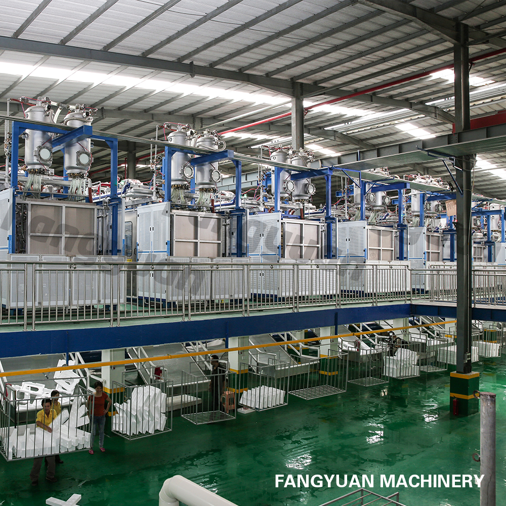 Fangyuan automatic expanded polystyrene eps foam shape moulding machine